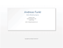 Tablet Screenshot of andreasfunkl.com